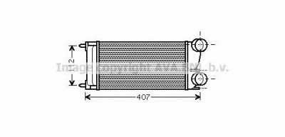AVA QUALITY COOLING pe4332 -  Интеркулер